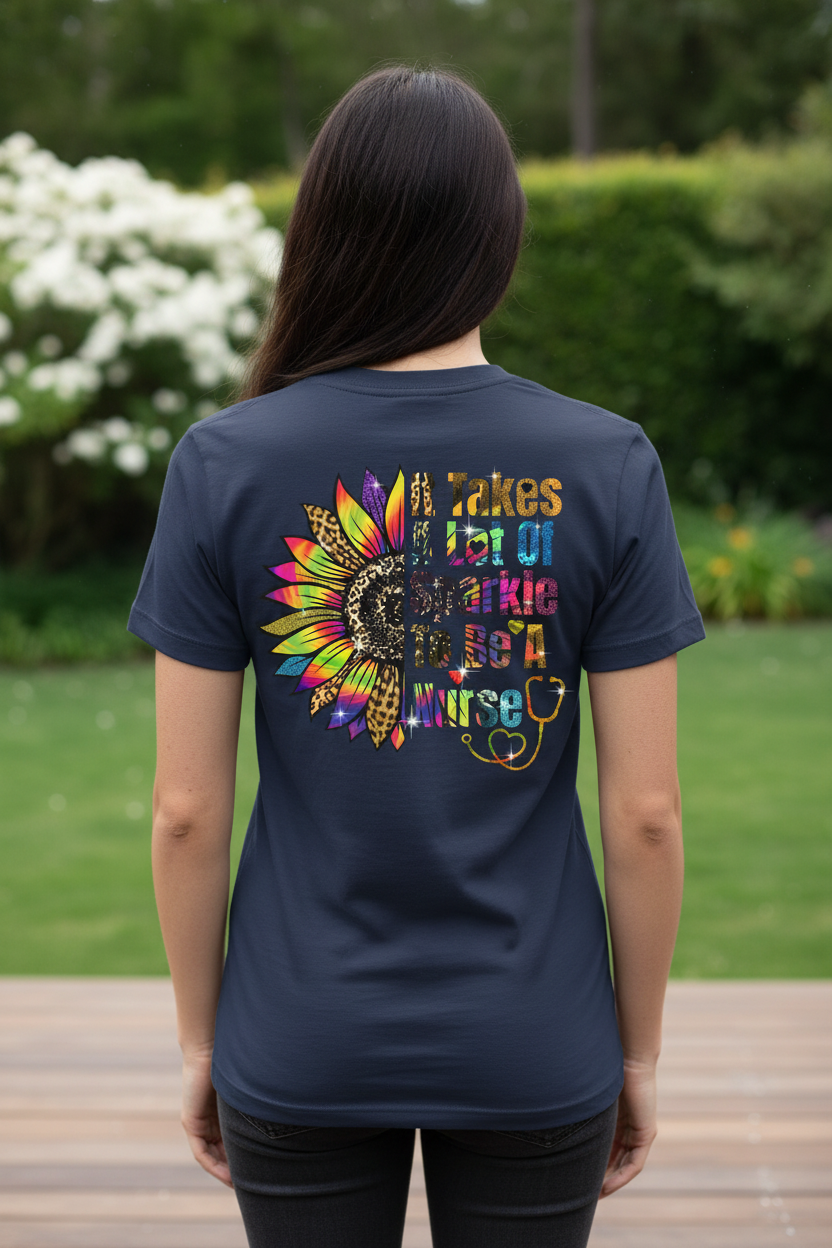 Navy Nurse T-Shirt Mockup
